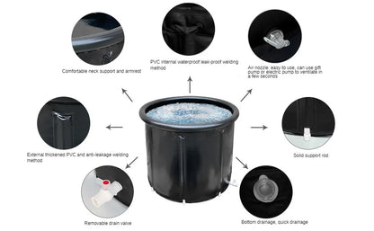 Easy Fold Ice Bath Tub